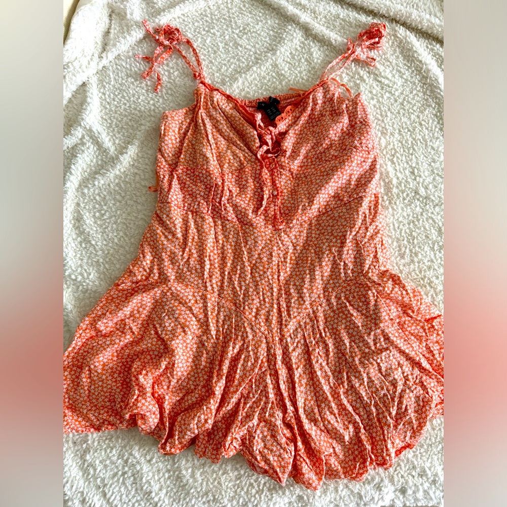 Cute spring/summer floral romper